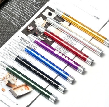 Stylo médical de docteur de l'infirmière LED Penlight d'alliage d'aluminium de lumière de stylo avec la lumière