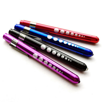 Stylo médical de docteur de l'infirmière LED Penlight d'alliage d'aluminium de lumière de stylo avec la lumière