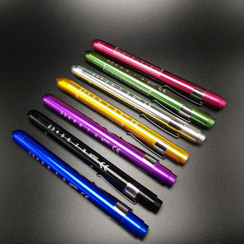 Stylo médical de docteur de l'infirmière LED Penlight d'alliage d'aluminium de lumière de stylo avec la lumière