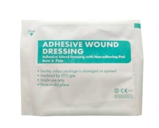 6x7 tissé par Gauze Adhesive Wound Dressings Non non stérile