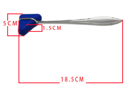 le caoutchouc coloré du marteau réflexe neurologique solides solubles de percussion de triangle de 18.5cm