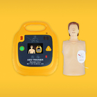 CPR de machine d'AED 3.7v formant le défibrillateur externe automatique en plastique