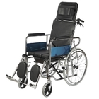 Reposent les marcheurs se pliants de marche de fauteuils roulants de commode de SIDA de mobilité manuelle
