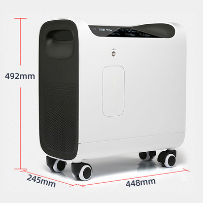 machine portative 50hz mini, haut concentrateur portatif du respirateur 220v de l'oxygène de l'écoulement 10lpm