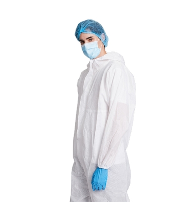 PE de PPE 180cm jetable non stérile Kit Protective Clothing