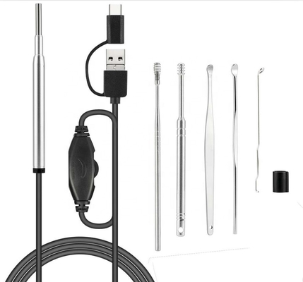 IP68 3.9mm trois dans un otoscope de caméra d'Endoscope d'oreille 67 degrés