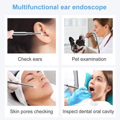 IP68 3.9mm trois dans un otoscope de caméra d'Endoscope d'oreille 67 degrés